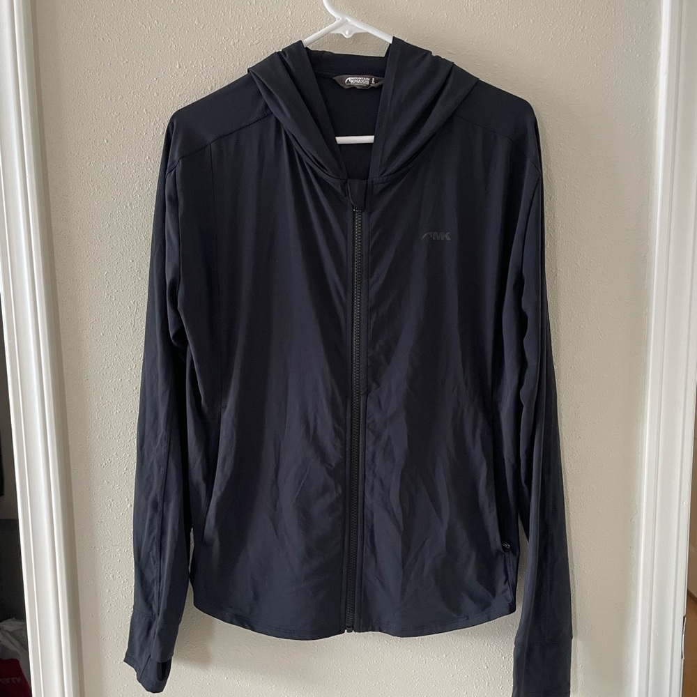 Mountain Khakis Women’s Large L Black Trail Chaser Hoody Jacket Classic Fit